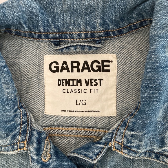 Denim Vest women’s Sz L - Picture 3 of 5